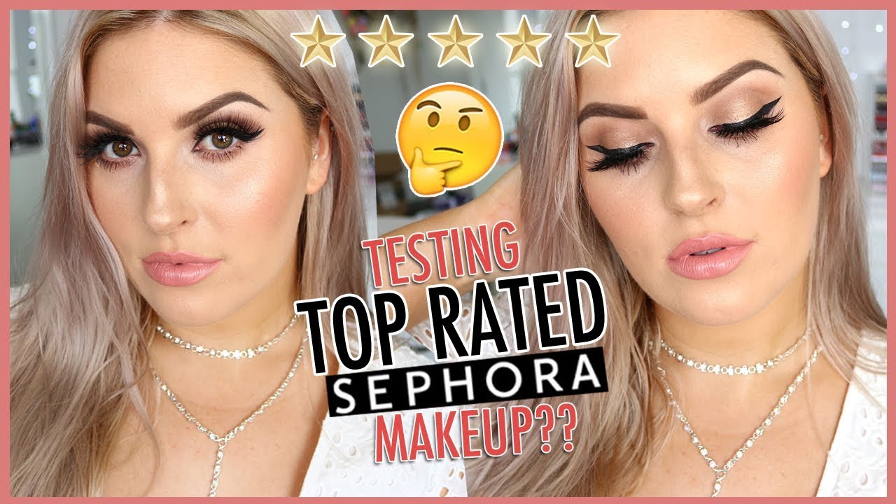 FULL FACE of TOP RATED MAKEUP 🤔💕 Sephora Tutorial!
