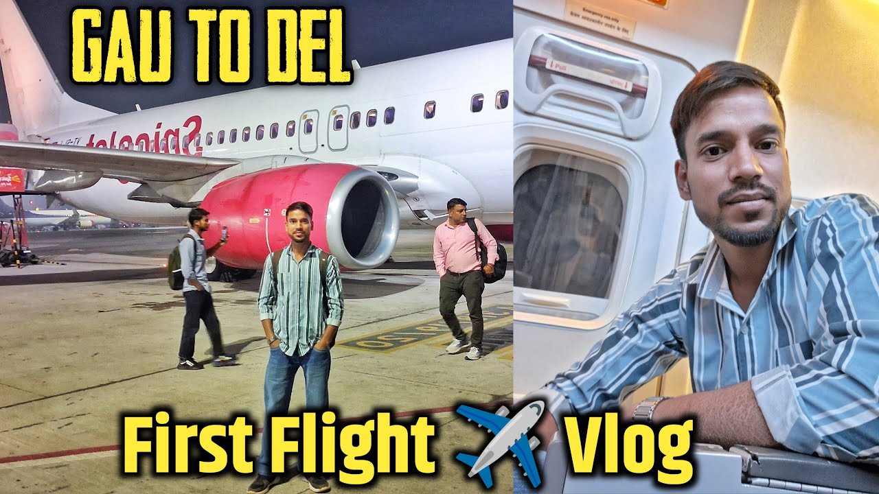 My First Flight Vlog ✈️