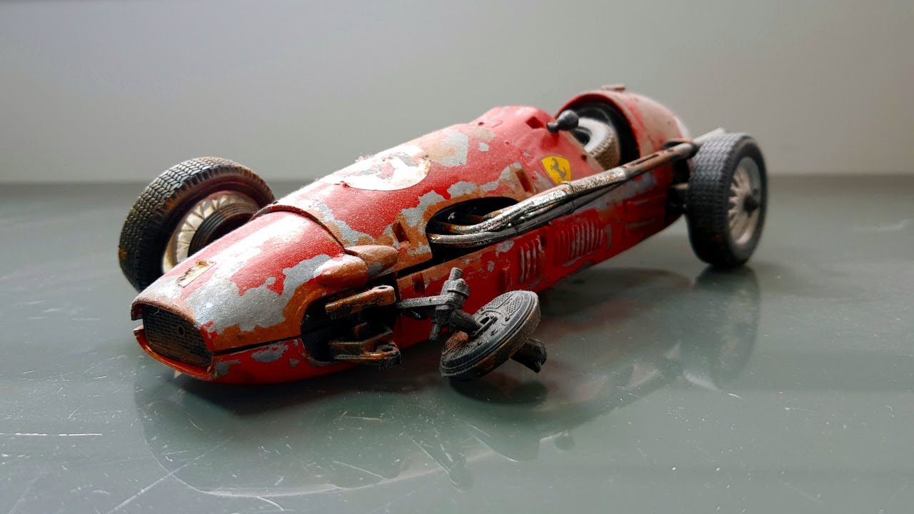 RESTORATION FERRARI 500 / OLD MODEL CAR ABANDONED
