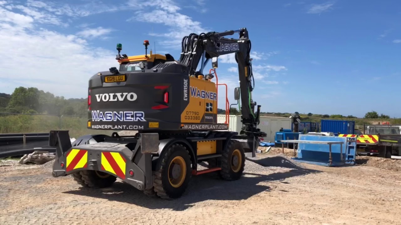 Wagner Plant Hire Volvo EWR150E in Cornwall 2019