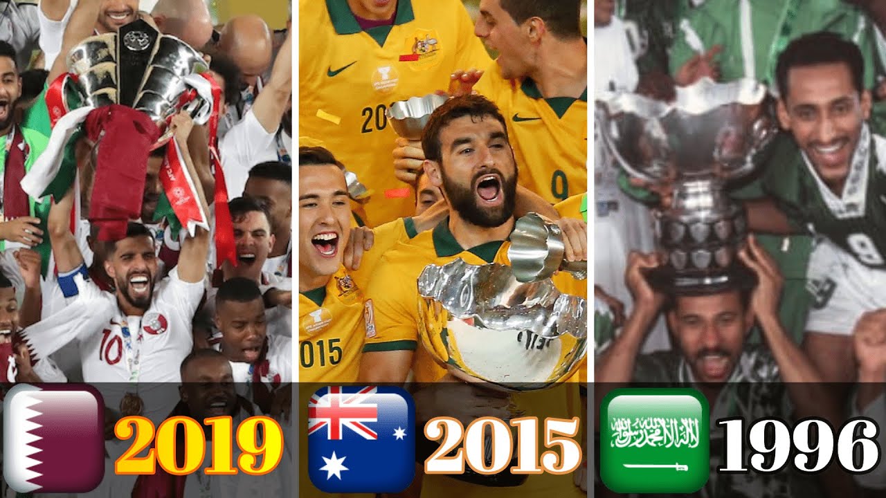 جميع المنتخبات الفائزة بكأس آسيا من 1956 إلى 2019 | AFC Asian Cup