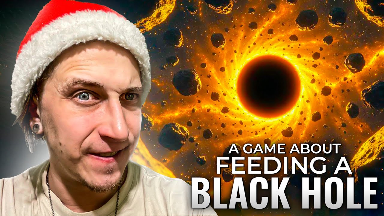 🔥 Я КОРМЛЮ ЧЁРНУЮ ДЫРУ! | A Game About Feeding A Black Hole