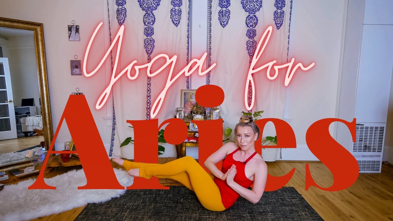 Yoga for Aries Zodiac Signs. Yoga for Core Strength. #vinyasa #yoga #aries #yogaforcorestrength
