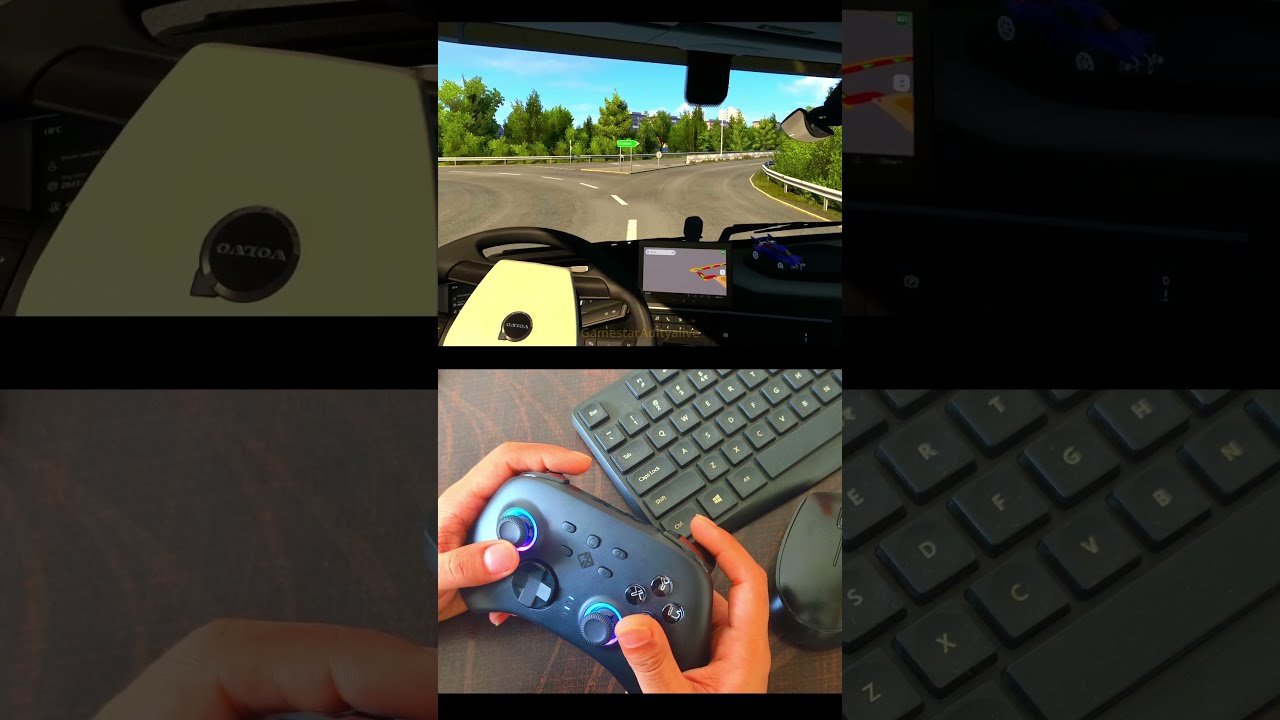 Controller & ETS 2 #eurotrucksimulator2 #controller
