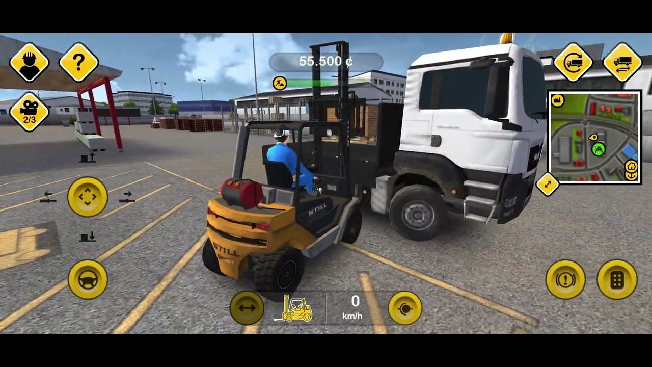 Loading Pallets with a Forklift in Construction Simulator | Truck Delivery Gameplay Part 1