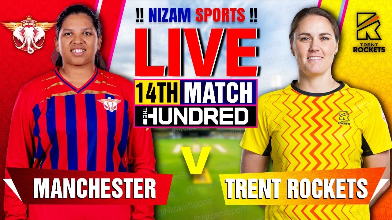 🔴Live: Manchester Super Giants vs Trent Rockets | 14th Match | Live Cricket Score & Commentary