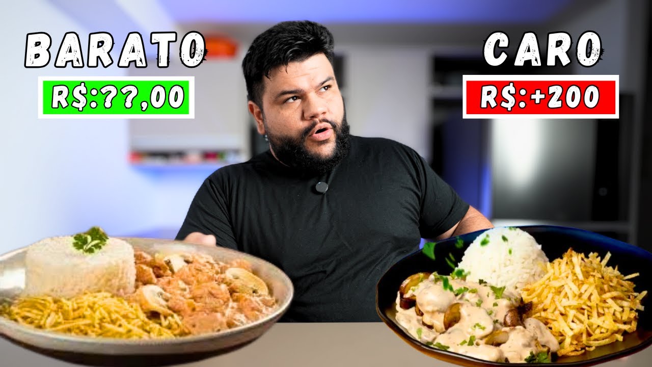 Strogonoff Caro vs Strogonoff Barato