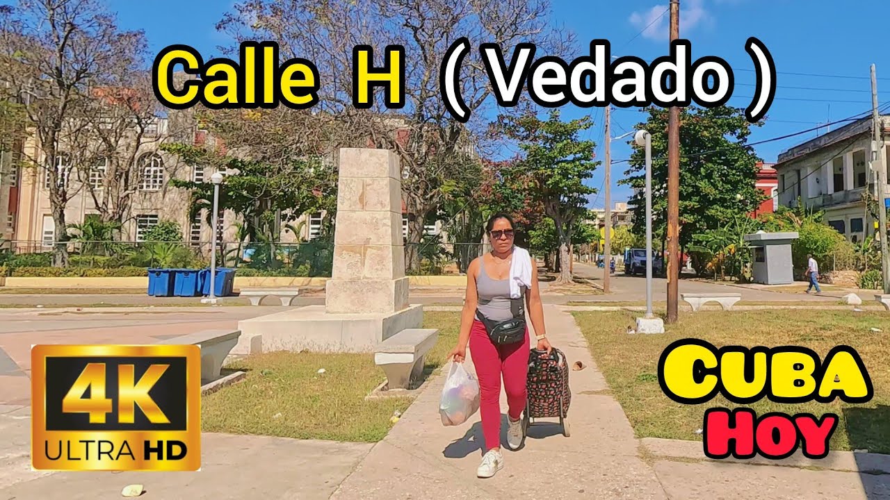 La REALIDAD de caminar por el VEDADO. CUBA HOY en 4K UHD