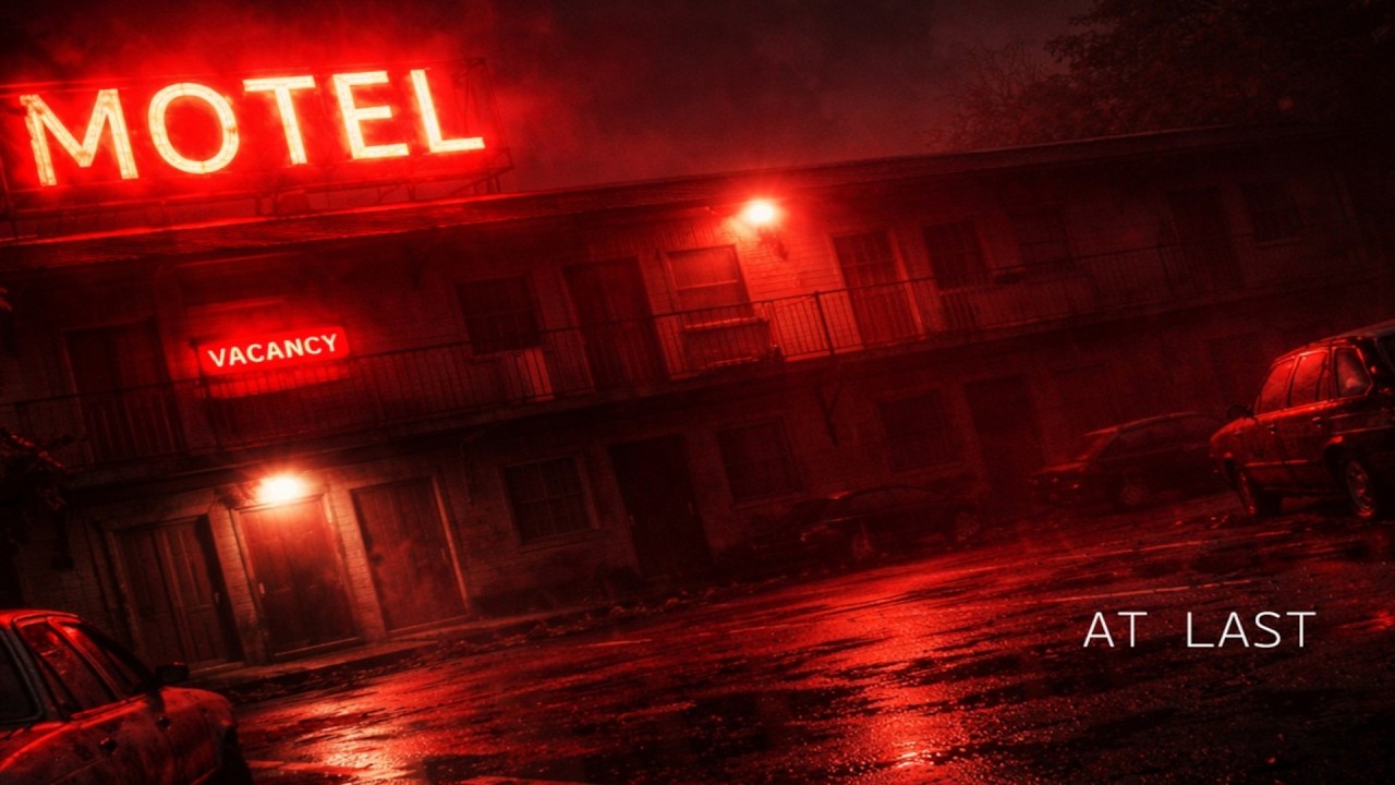 Uneasy Sleep 09 | Abandoned Red Motel | Dark Ambient 1 Hour