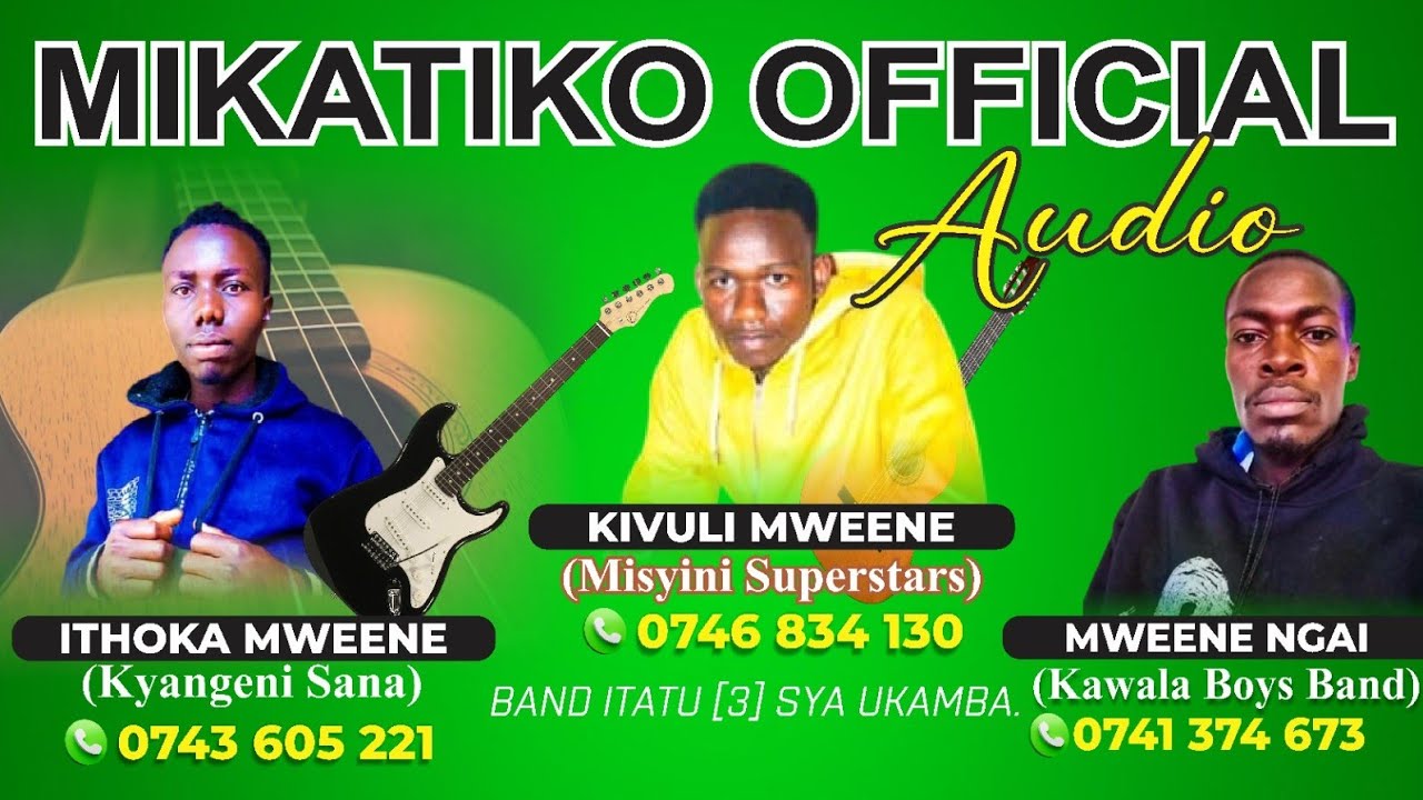 MIKATIKO BY 3 B COLLABO ITHOKA MWEENE Ft KIVULI MWEENE Ft SNIPER (Official Audio) 