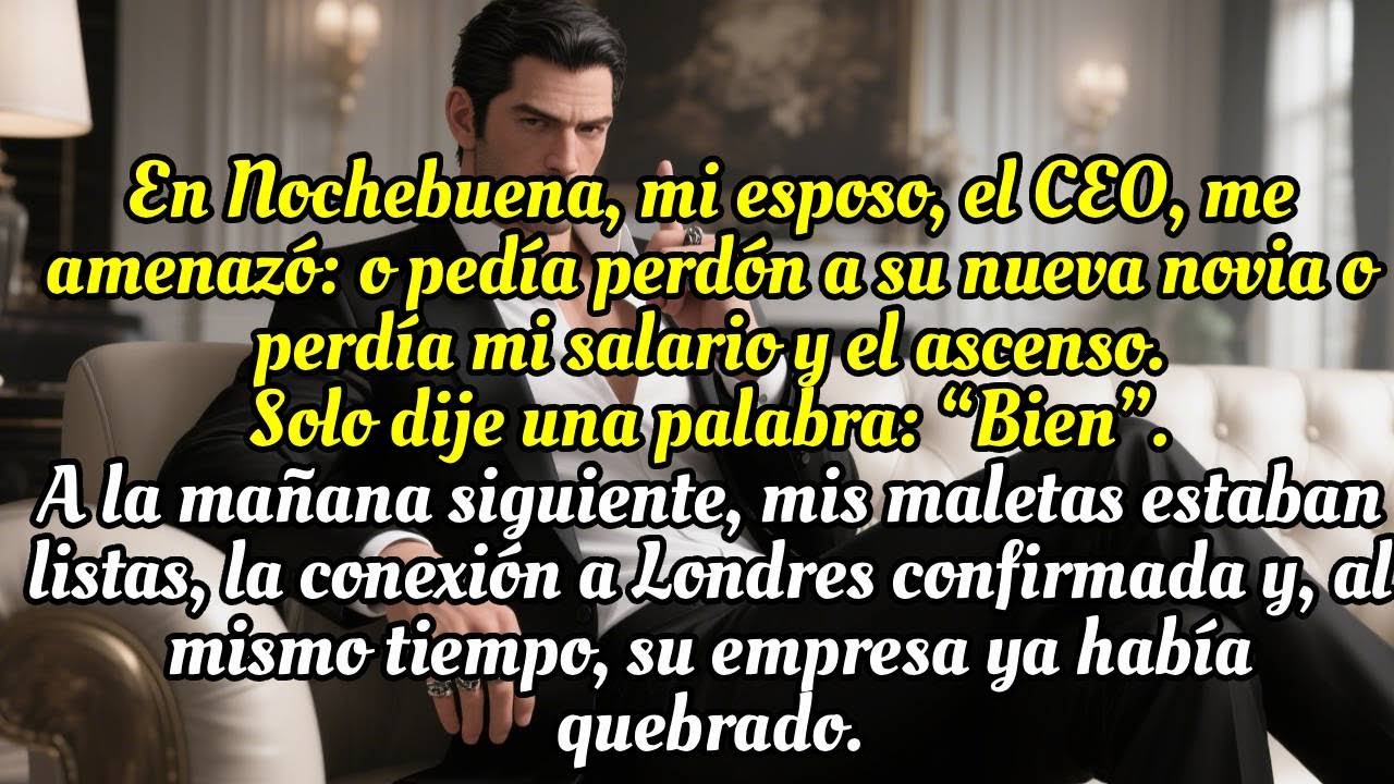 Mi esposo CEO me obligó a pedir perdón a su novia; me fui con ascenso, aumento y un plan secreto.