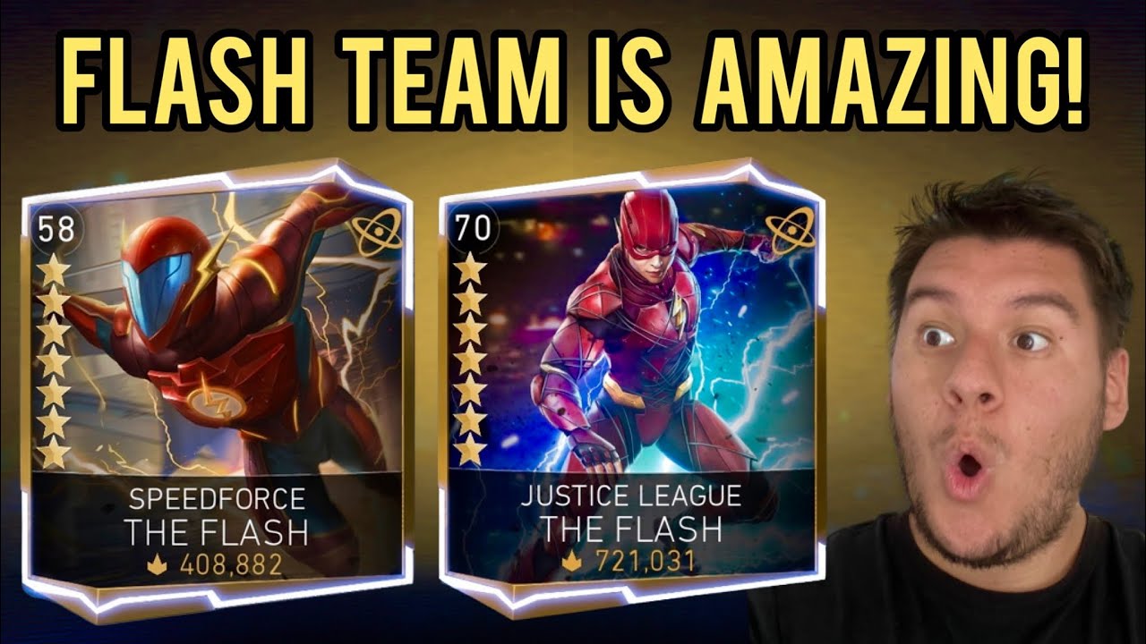 Команда FLASH просто потрясающая!!! - Injustice 2 Mobile