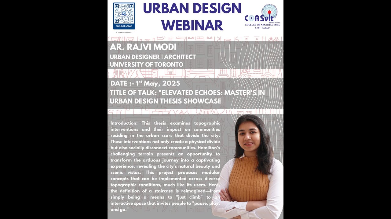 Elevated Echoes: Urban Design Thesis by Ar. Rajvi Modi | Reimagining Topographic Connections