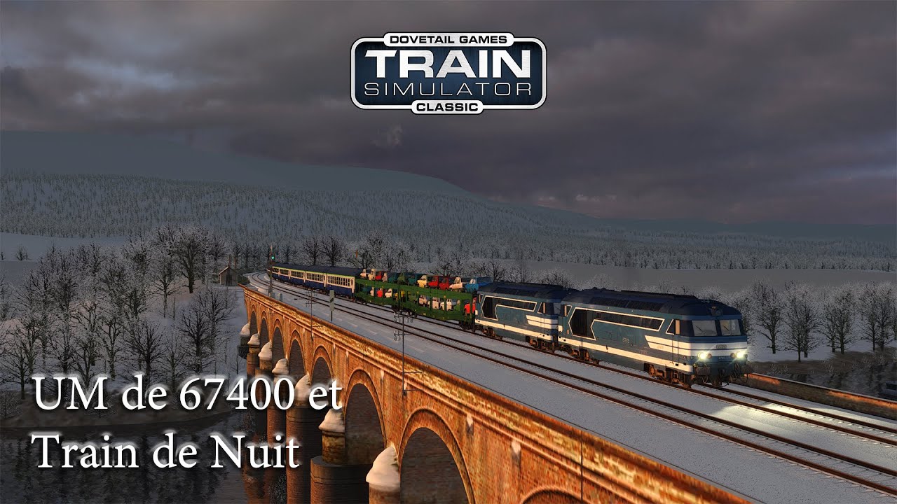 Train Simulator Classic : UM de BB 67400 et Train de Nuit (Démarrage à froid) | Les trains d'antan