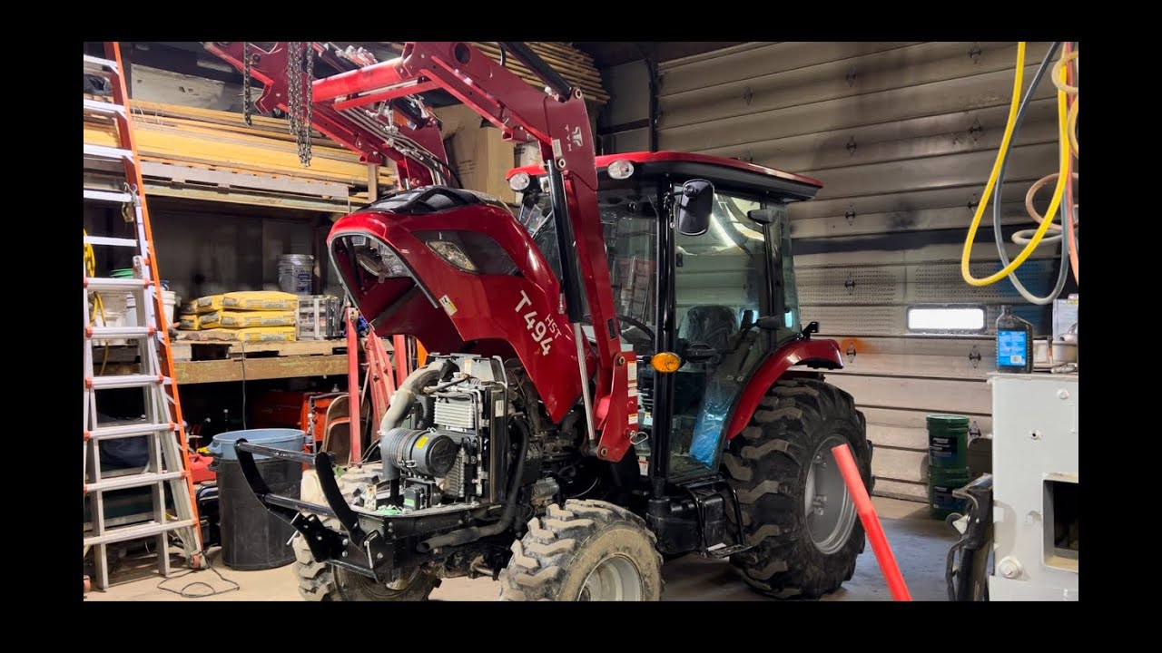 Tym 494/574 50 hr break in service. Plus can you guess what we found in the transmission?