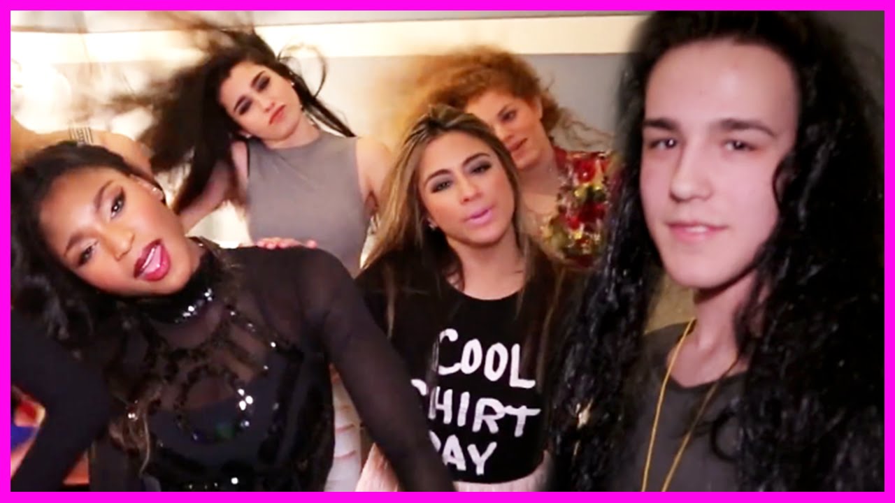 How to Hair Flip with 5th Harmony, Jacob Whitesides, and Mahogany Lox - Fifth Harmony Takeover