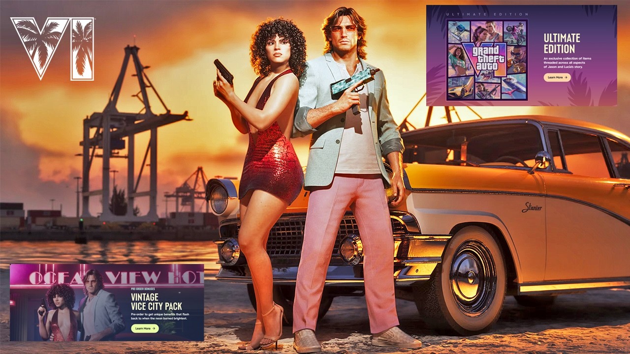 Grand Theft Auto VI - Ultimate Edition Pre-orders Bonuses (Showcase)