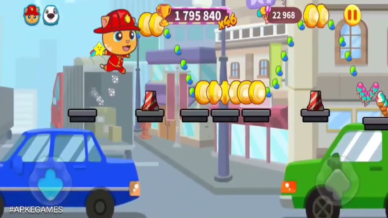 Talking Tom Candy Run Gameplay Android ios