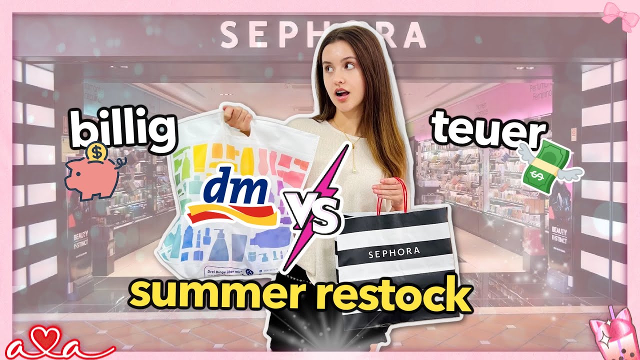 DM vs SEPHORA! ☀ summer restock shopping ౨ৎ °❀⋆.ೃ࿔*:･Teen Life