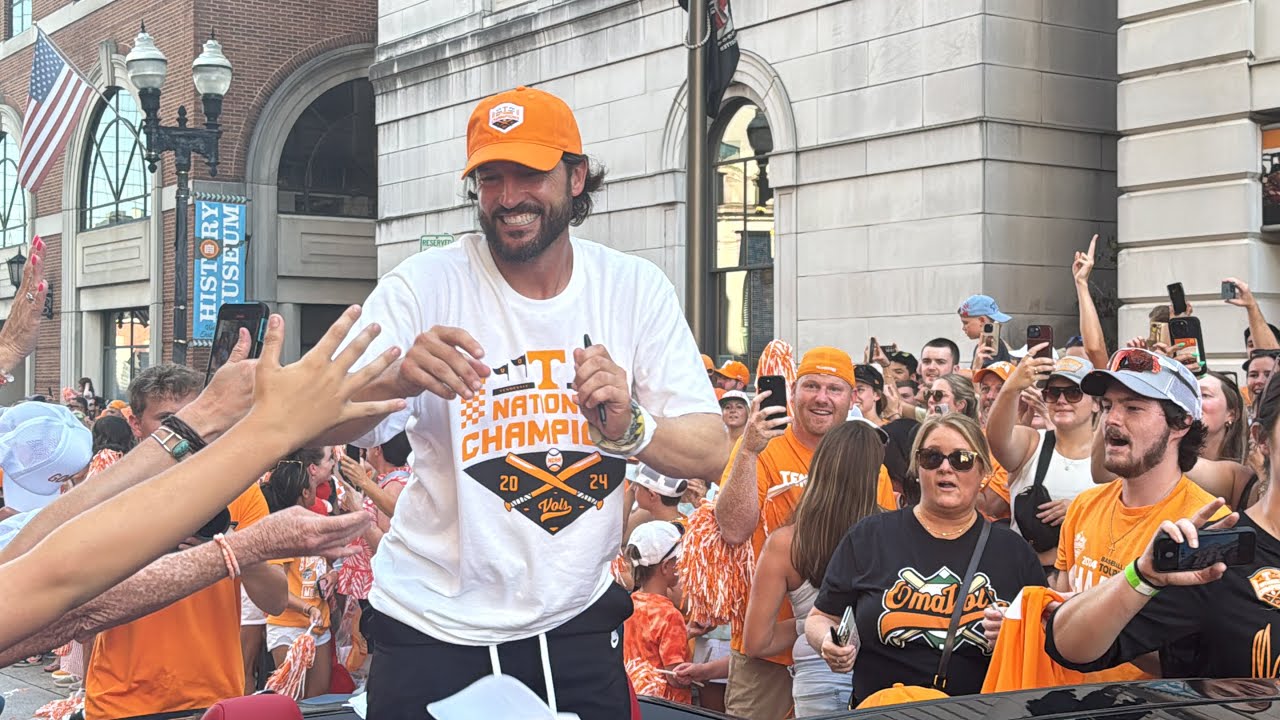 Tennessee Baseball: National Championship PARADE HIGHLIGHTS - Tony Vitello, Blake Burke