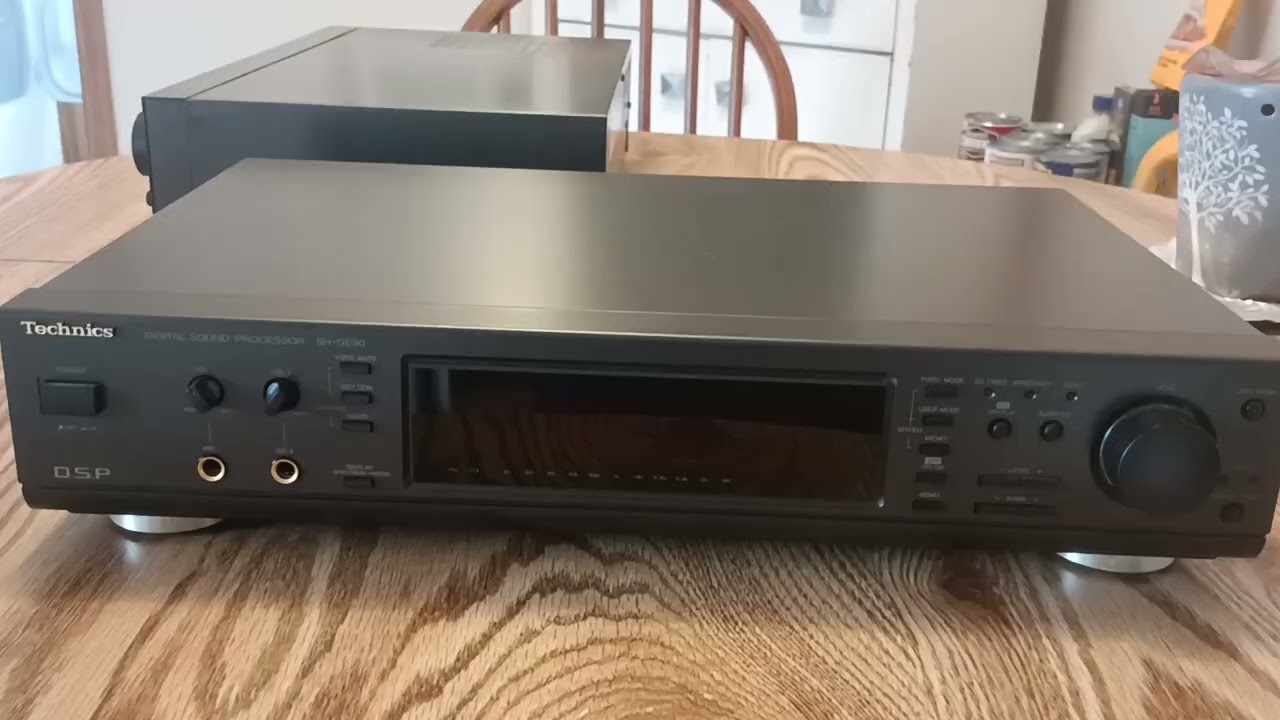 My Technics RS-B905 cassette deck and SH-GE90 digital sound processor 