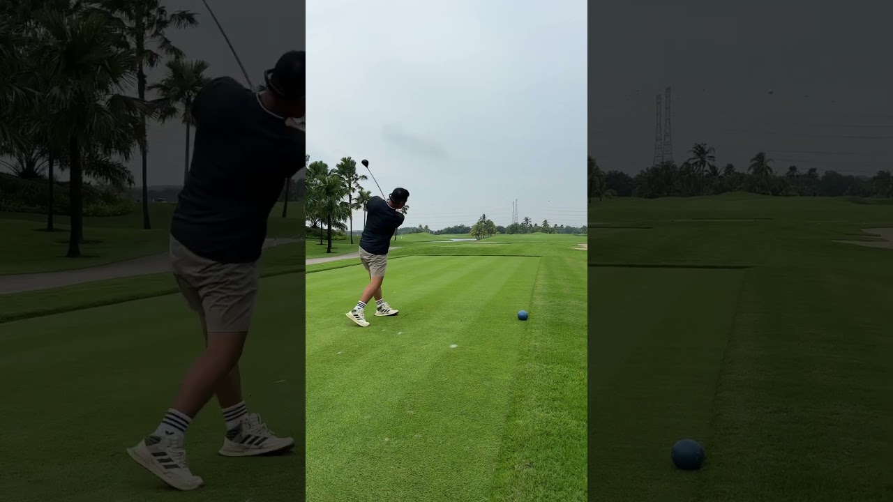 Mini Driver, Monster Shot! 😱🚀 #gt280 #golfaddict #crazygolfshot