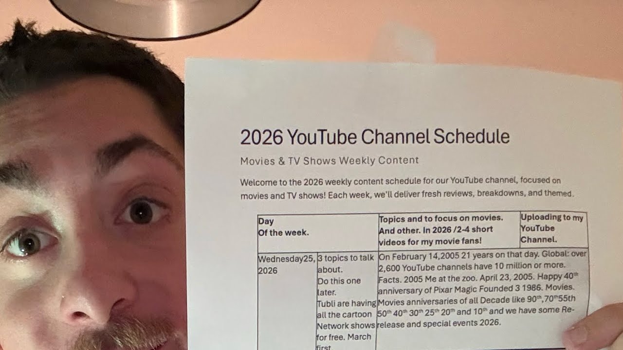 This is the first video of the week 25-28! Of February! Happy Wednesday 25,2026 schedule .￼