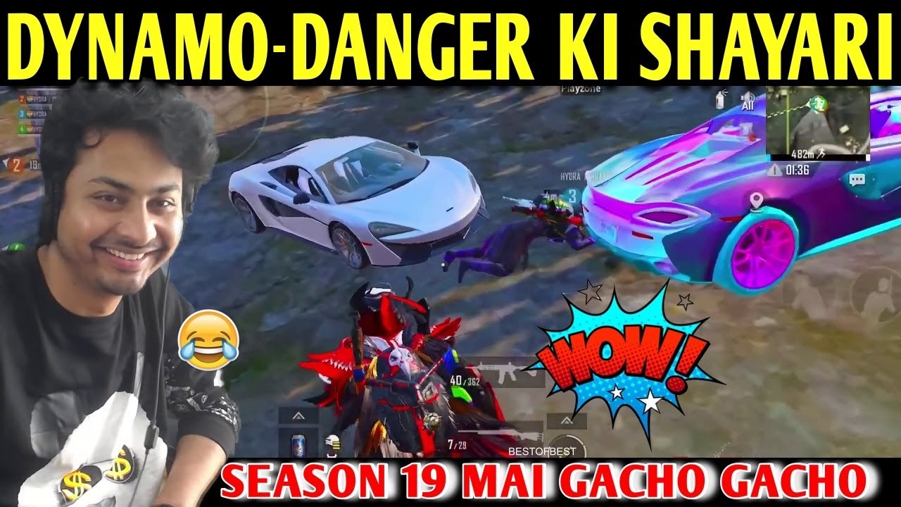 DYNAMO - HYDRA DANGER KI SHAYARI | BATTLEGROUNDS MOBILE INDIA | BEST OF BEST