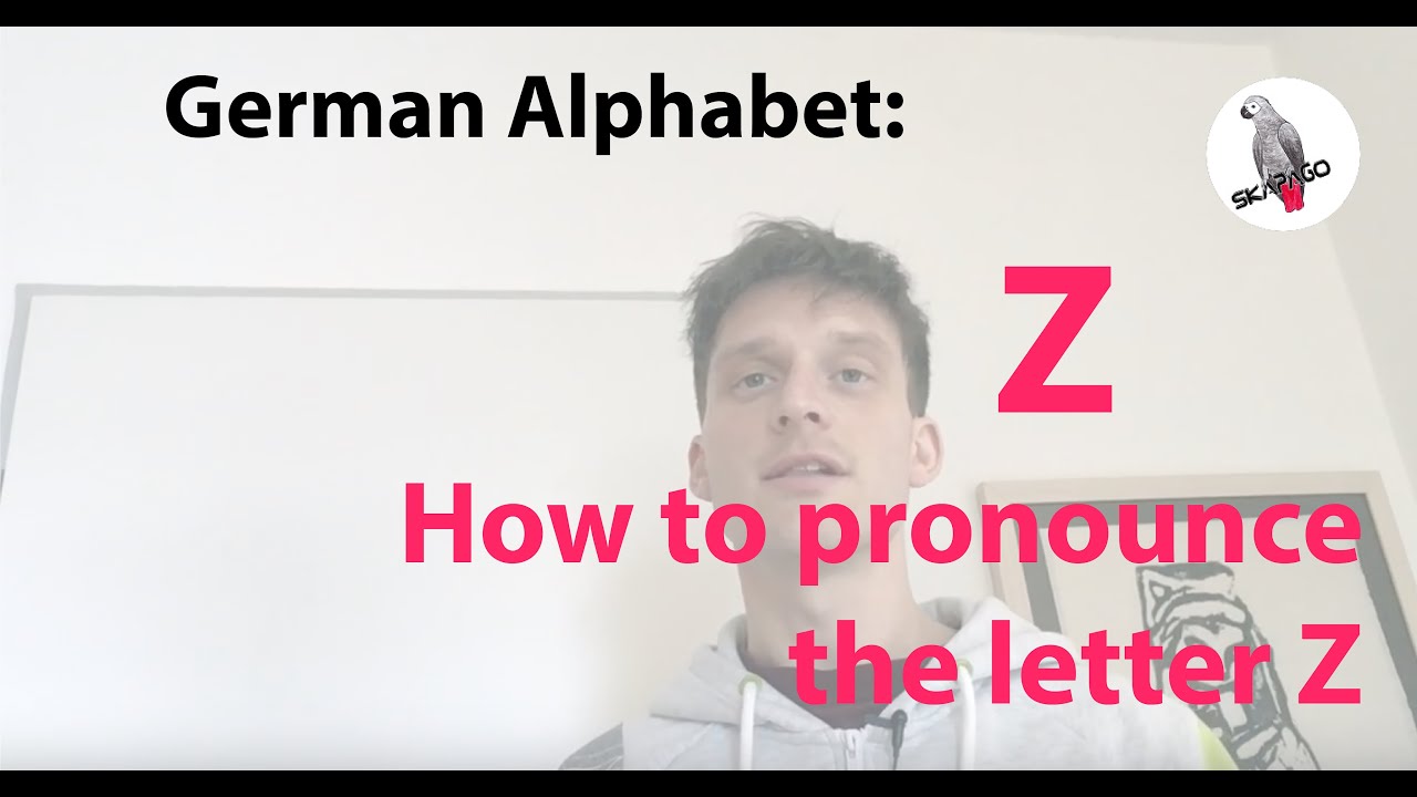 German alphabet (Z): how to pronounce the letter Z