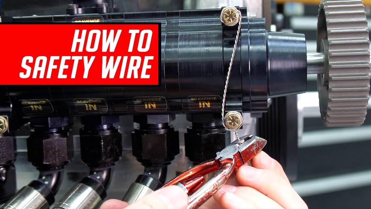 How To Safety Wire Bolts, Grips and Drill Bolt Heads