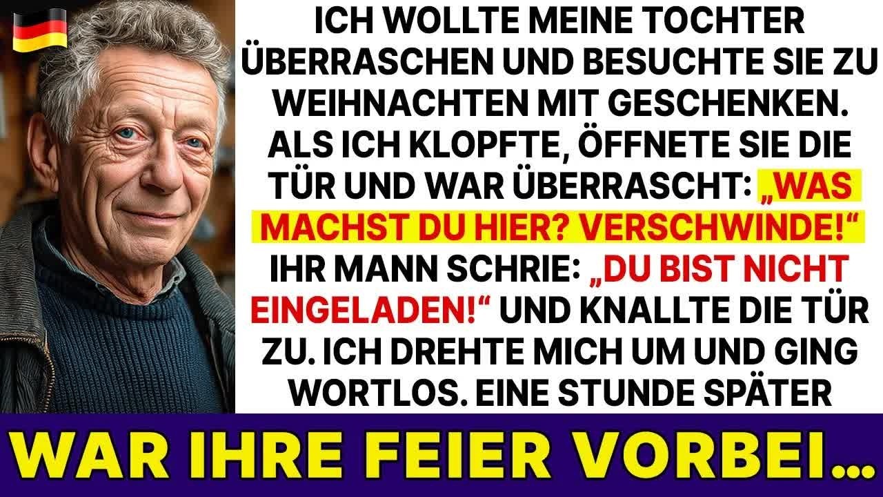 Sie haben mich am Weihnachtstag aus ihrem Haus geworfen  Eine Stunde später war ihre Feier vorbe