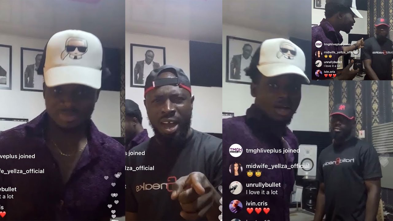Kuami Eugene And Kwame Yogot's Studio Session; New Beats, Freestyle And More........