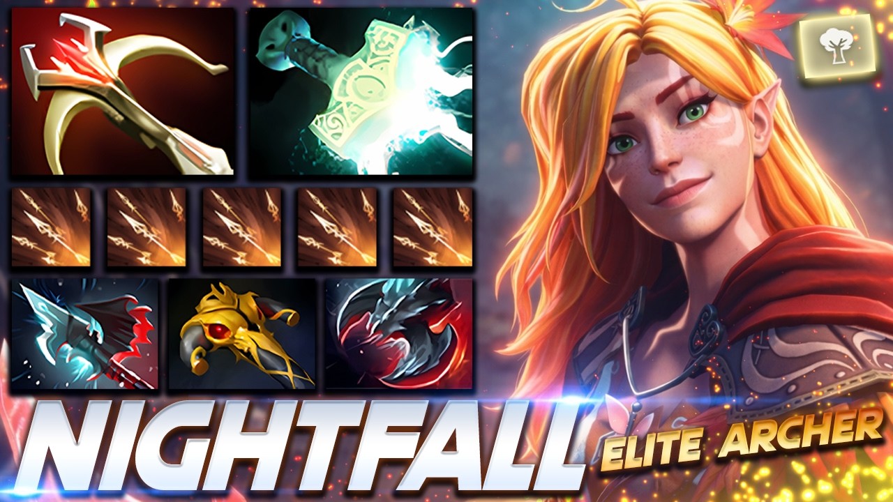 Nightfall Windranger Elite Archer - Dota 2 Pro Gameplay [Watch & Learn]