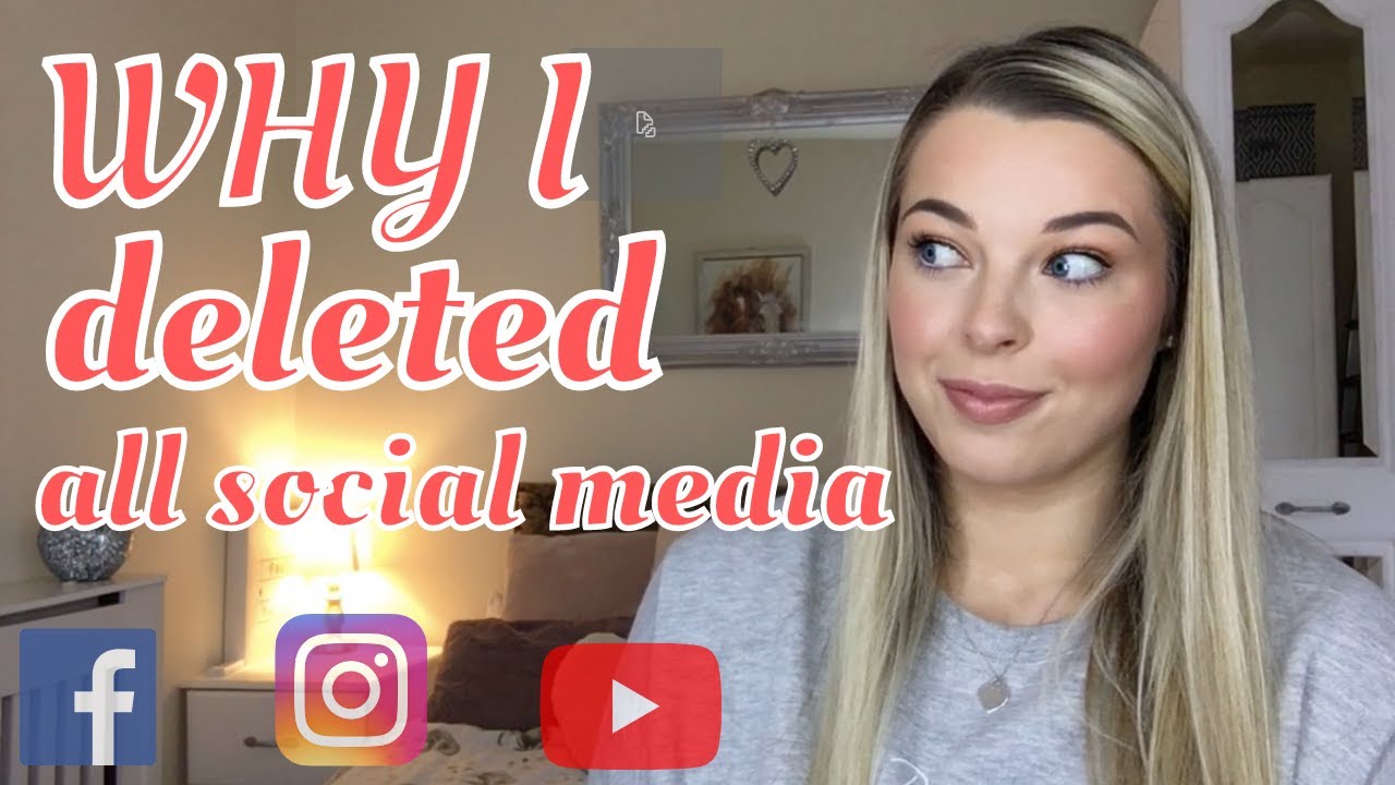 WHY I QUIT SOCIAL MEDIA ... AND MADE A NEW CHANNEL!