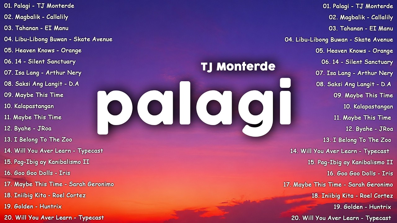 Hot Filipino Music 2026 🎧 Trending OPM Tracks Full Of Good Vibes 👑 Palagi - TJ Monterde 🌙