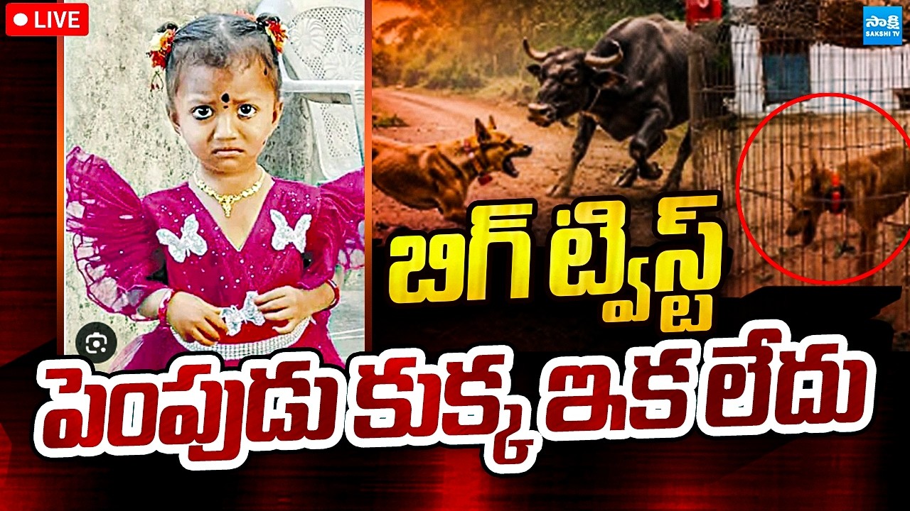 LIVE : Gnaneshwari Missing Case Updates | Dog is No More | @SakshiTVPolitics