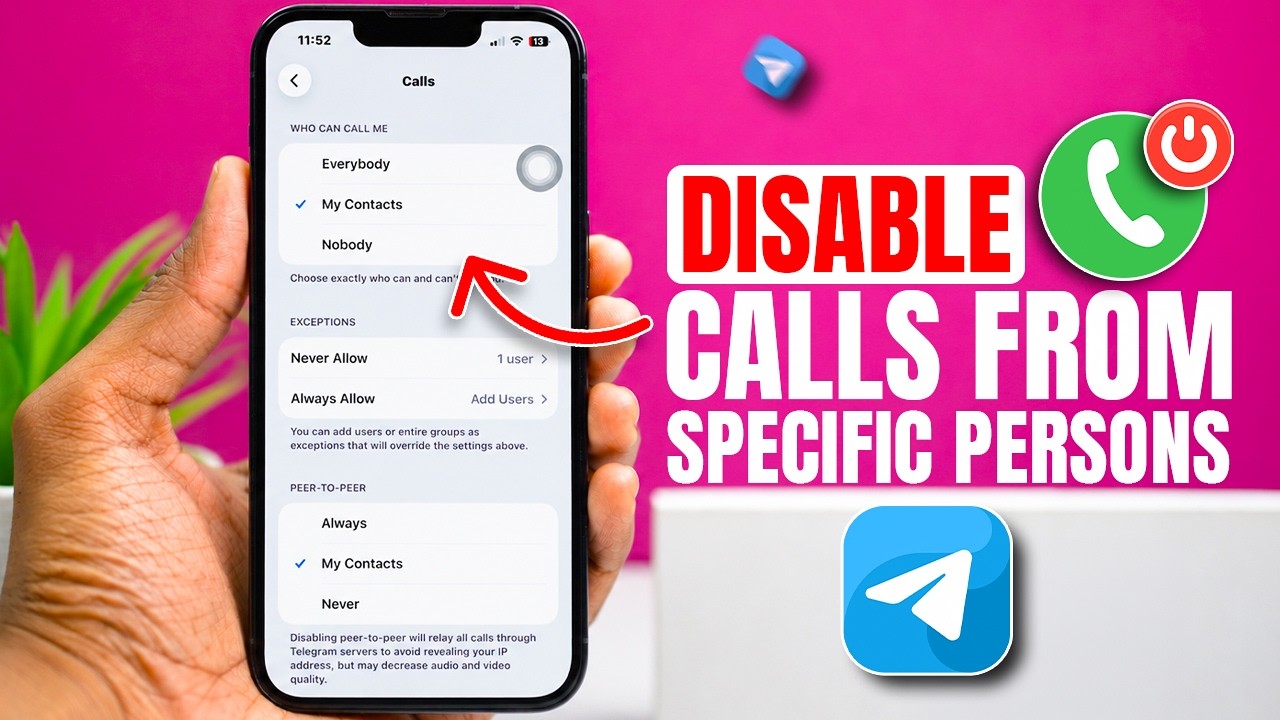 Больше никаких звонков в Telegram от нежелательных людей! Попробуйте этот лайфхак!
