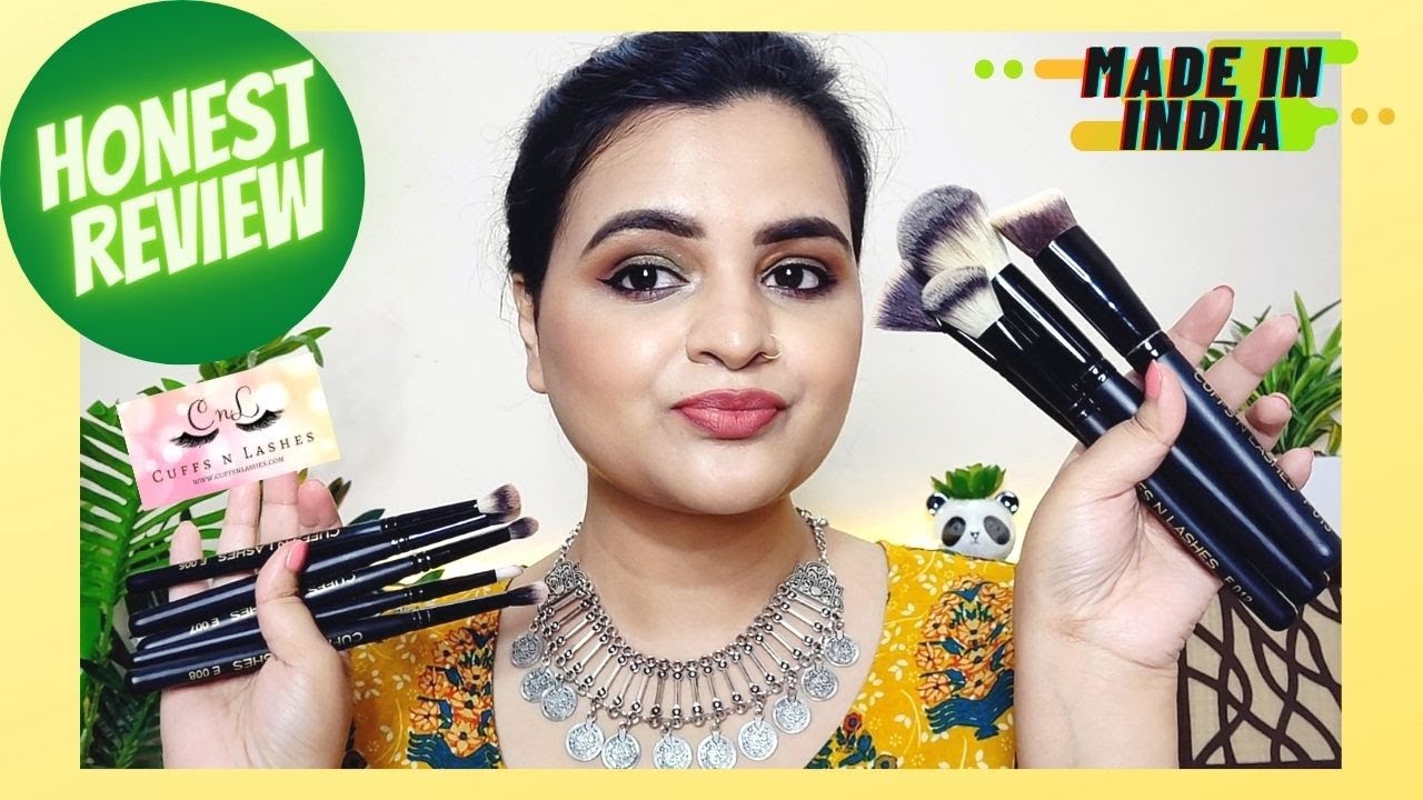 BEST MAKEUP BRUSHES UNDER RS 300 || CUFFS N LASHES MAKEUP BRUSH REVIEW