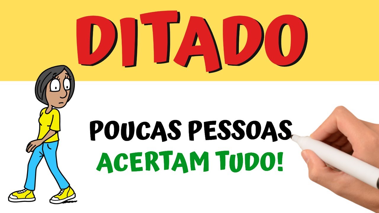 DITADO de 30 PALAVRAS! Poucas pessoas ACERTAM TUDO!