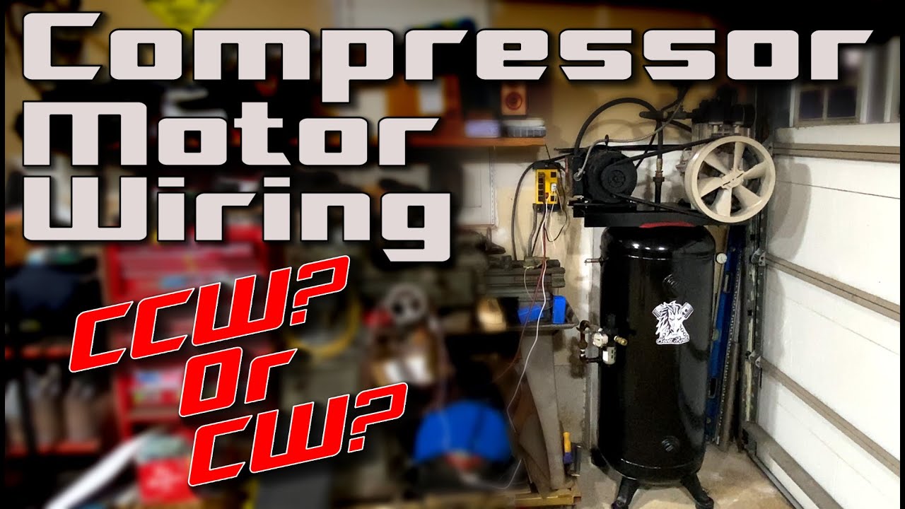 Compressor Motor Wiring For Clockwise Or Counter Clockwise Rotation