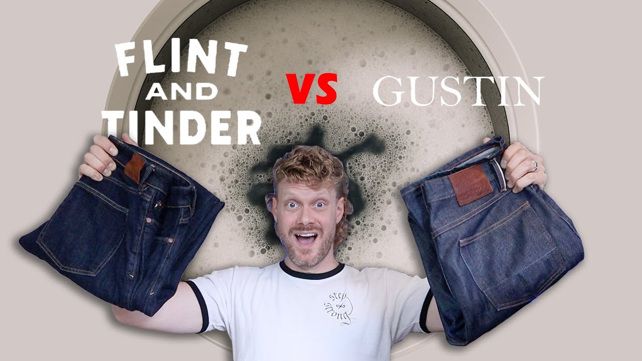 Flint & Tinder vs Gustin: Selvedge Denim First Wash Showdown!