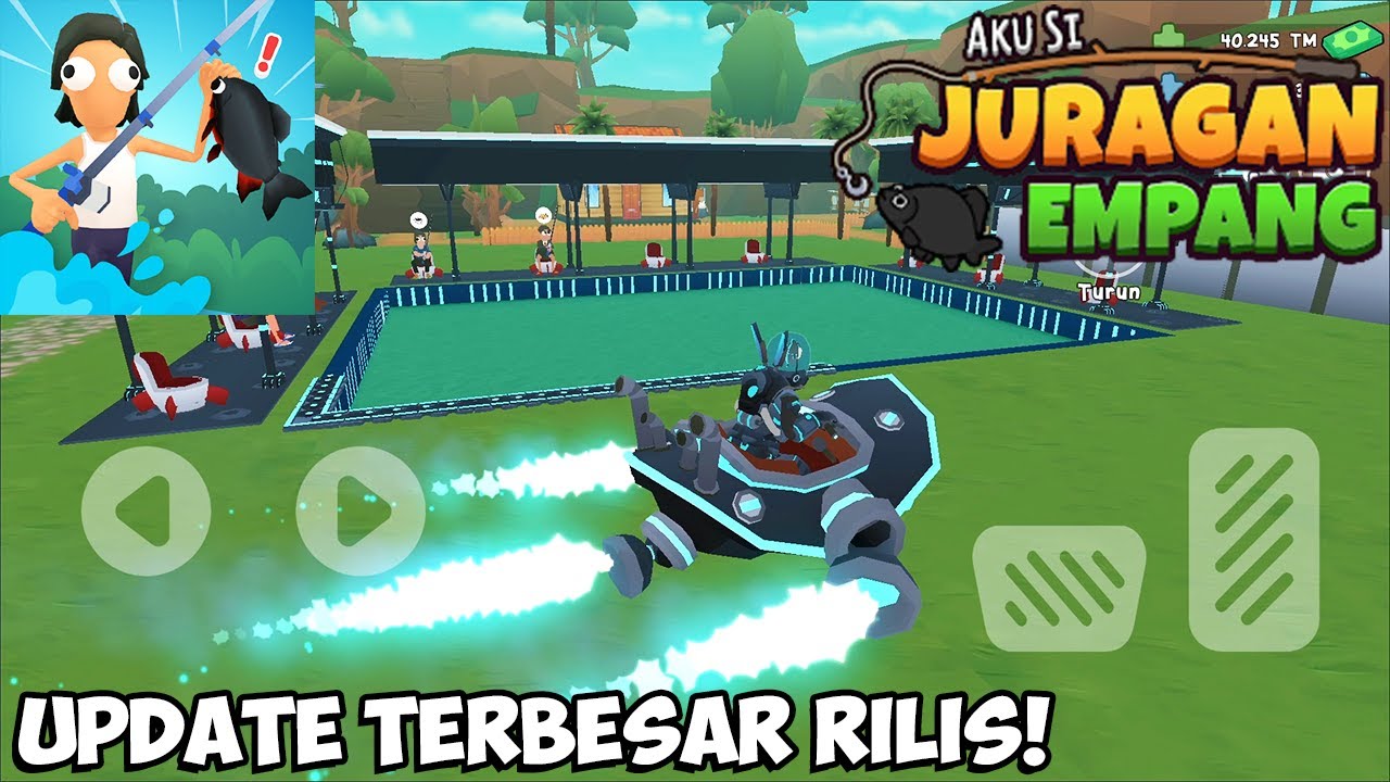UPDATE BESAR BISA NAIK MOTOR DAN MANCING! Aku si JURAGAN EMPANG