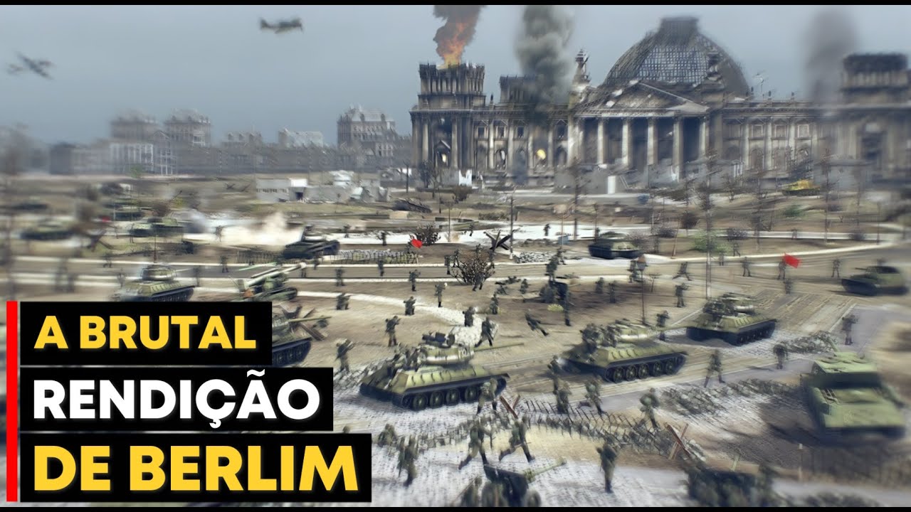 IMAGENS REAIS! A BATALHA DE BERLIM - O FIM DO TERCEIRO REICH