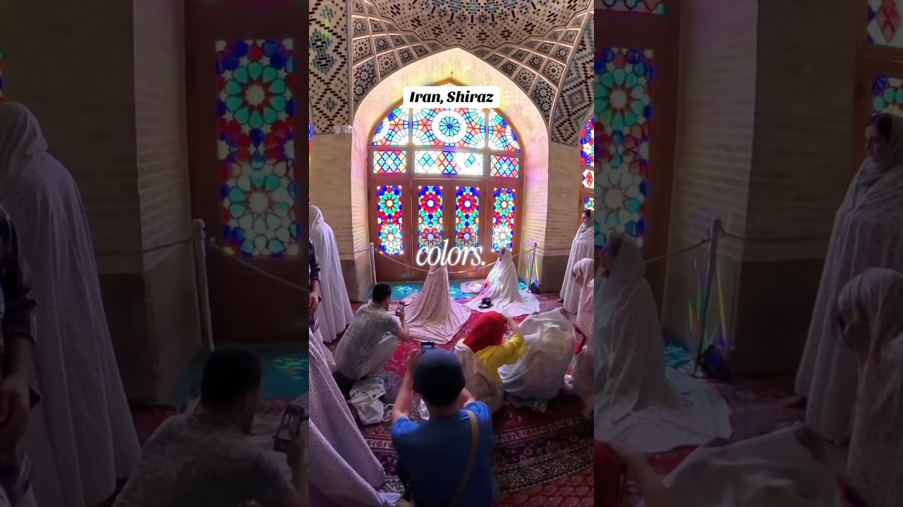 The Pink Mosque: A Kaleidoscope of Light in Shiraz IRAN