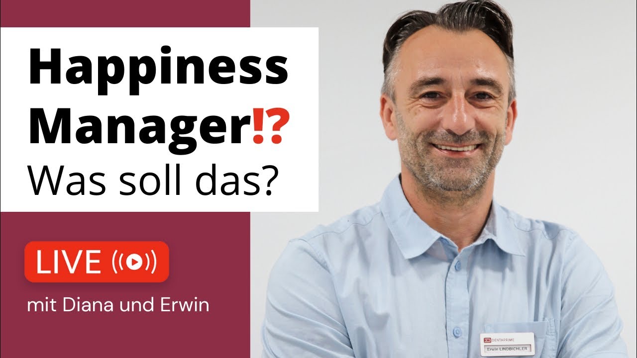 Treffen Sie Ihren Happiness Manager - Erwin | Dentaprime Live (27. August 2021)