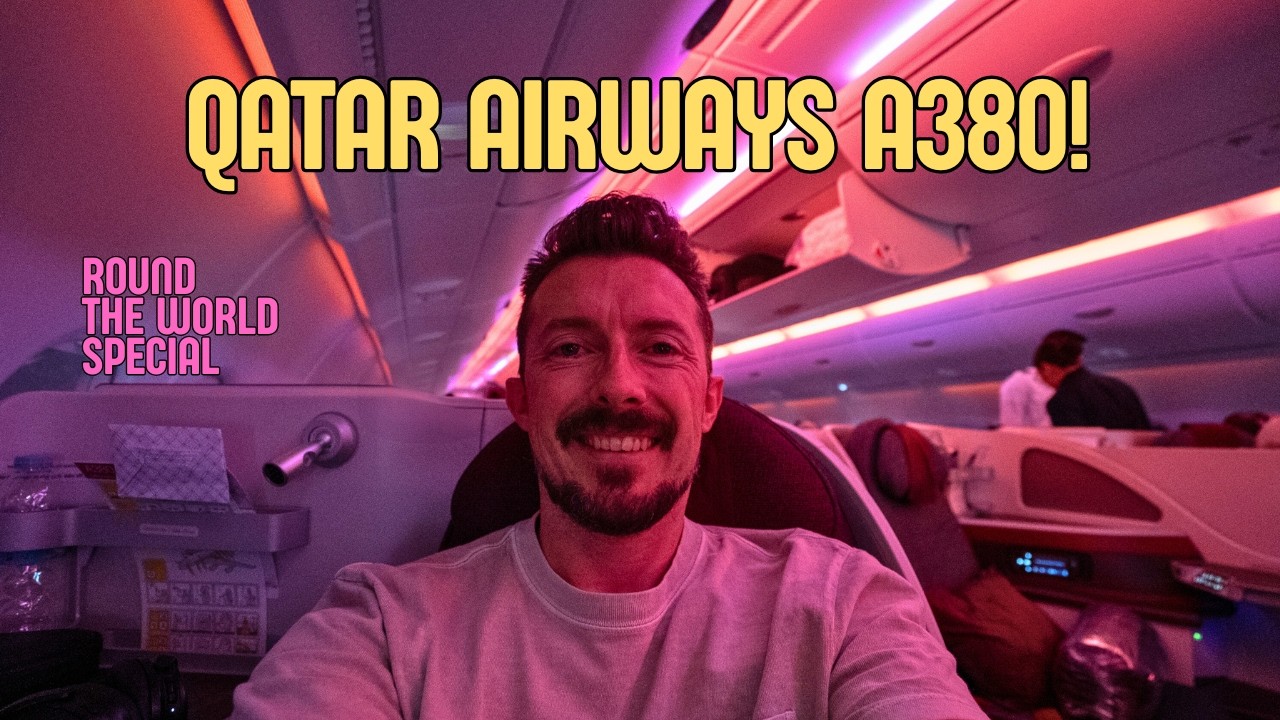 The Qatar A380 Business Class Experience in 2025 (Perth – Doha LONGHAUL)