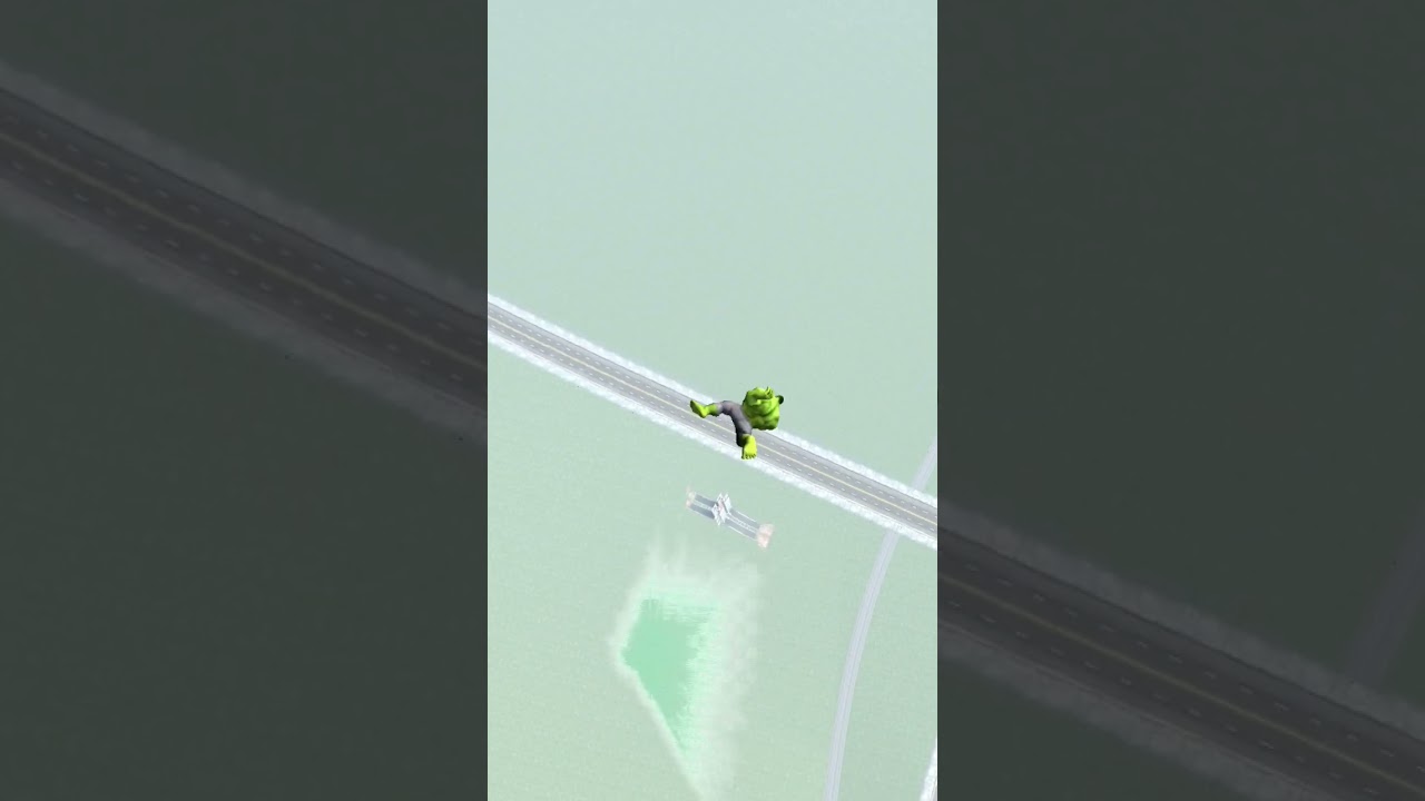 #Hulk #jump #mega ramp #playing