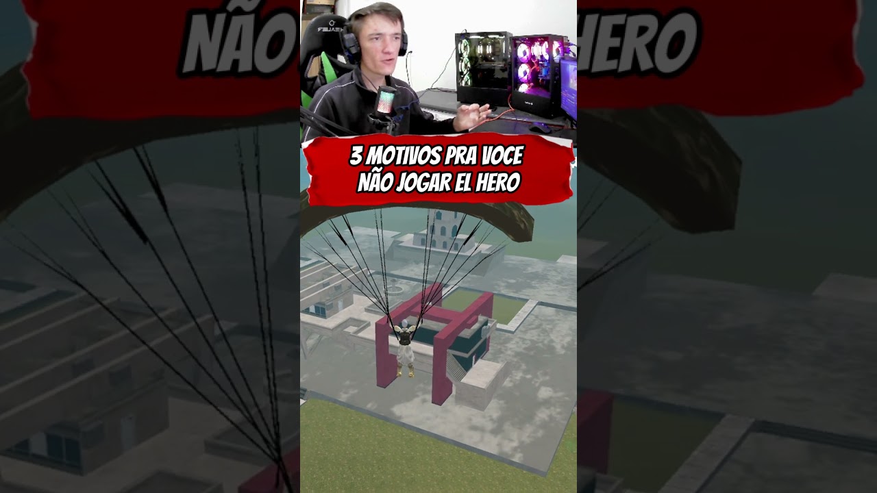 3 MOTIVOS PRA N&Atilde;O JOGAR EL HERO #elhero #elherogameplay #shorts #freefire #elgato
