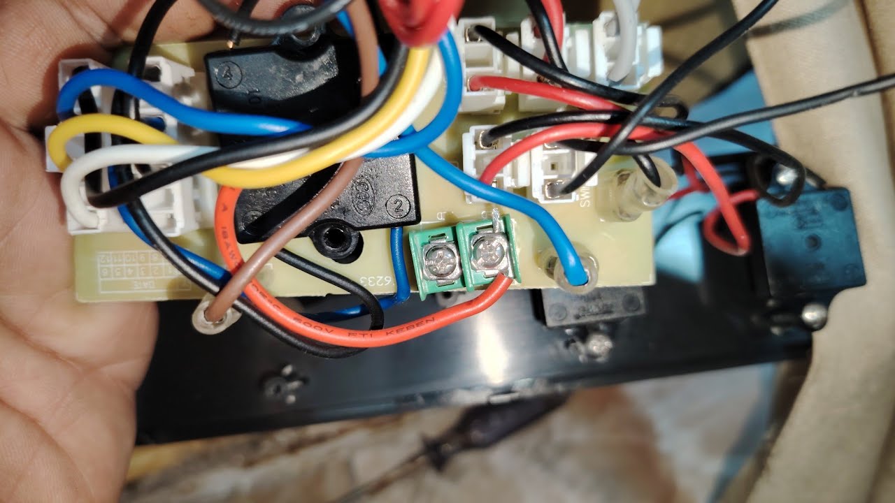طريقة ربط فيش كارت مبردة دكت الحياة