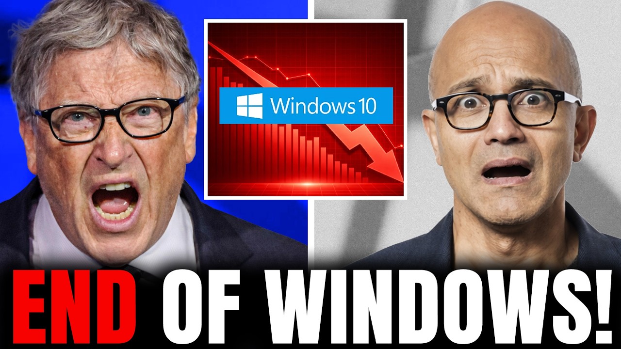 Bill Gates FURIOUS As End of Windows 10 Support Forces Users to ABANDON Microsoft!